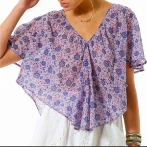 Kombi Flutter Top Lavender